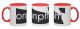 Mug rouge et noir